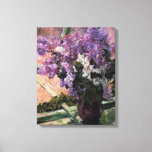 Mary Cassatt - Lilacs in a Window Canvas Print (Front)