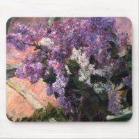Mary Cassatt - Lilacs in a Window