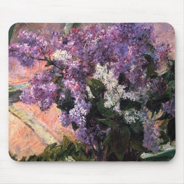 Mary Cassatt - Lilacs in a Window Mouse Pad (Front)