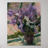 Mary Cassatt - Lilacs In A Window