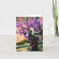 Mary Cassatt Lilacs Note Card