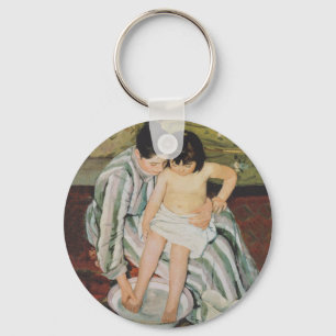 Mary Cassatt Mother and Baby Keychain