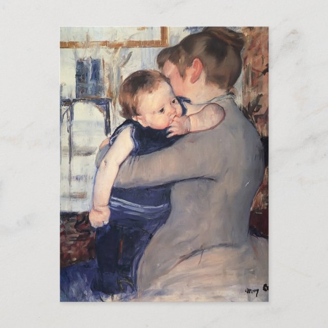 Mary Cassatt- Mother And Child Postcard (Front)