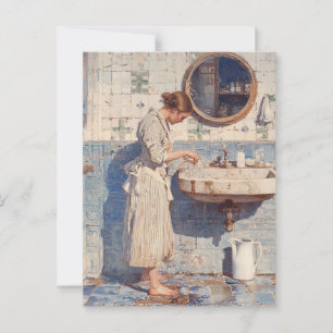 Mary Cassatt Peintures Carte postale Vintage
