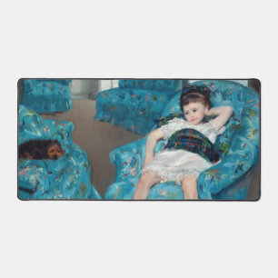 Mary Cassatt - Petite fille dans un fauteuil bleu