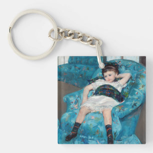 Mary Cassatt - Petite fille dans un fauteuil bleu