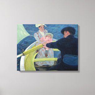 Mary Cassatt - The Boating Party Canvas Print