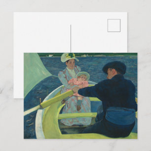 Mary Cassatt The Boating Party Impressionist Art Postcard