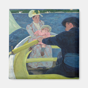 Mary Cassatt - The Boating Party Magnet