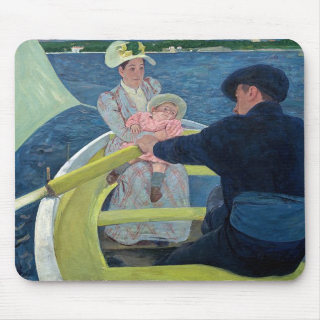 Mary Cassatt - The Boating Party Mouse Pad (Front)