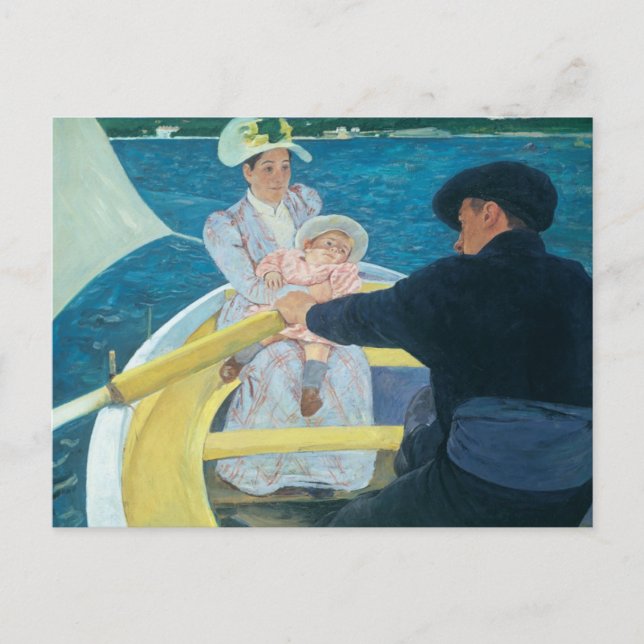 Mary Cassatt - The Boating Party Postcard (Front)