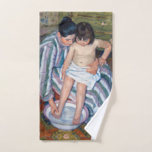 Mary Cassatt - The Child's Bath / The Bath Bath Towel Set