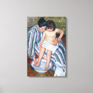 Mary Cassatt - The Child's Bath / The Bath Canvas Print