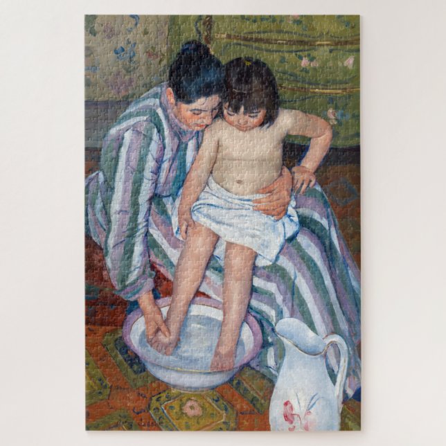 Mary Cassatt - The Child's Bath / The Bath Jigsaw Puzzle (Vertical)