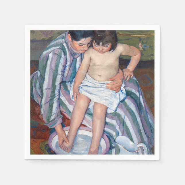 Mary Cassatt - The Child's Bath / The Bath Napkin (Front)