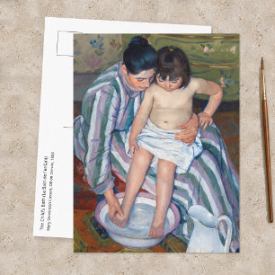 Mary Cassatt - The Child's Bath / The Bath Postcard