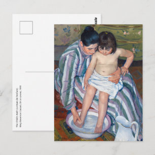 Mary Cassatt - The Child's Bath / The Bath Postcard