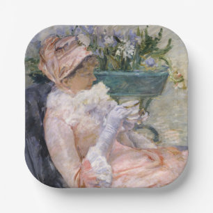 Mary Cassatt - The Cup of Tea Paper Plate