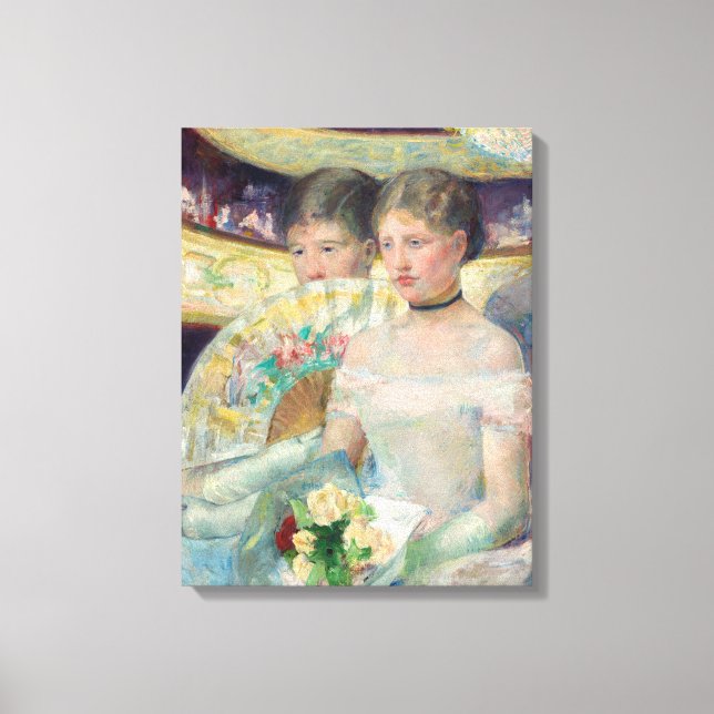 Mary Cassatt - The Loge Canvas Print (Front)