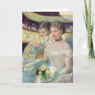 Mary Cassatt - The Loge Card