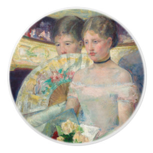 Mary Cassatt - The Loge Ceramic Knob