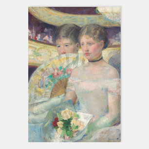 Mary Cassatt - The Loge Wrapping Paper Sheet