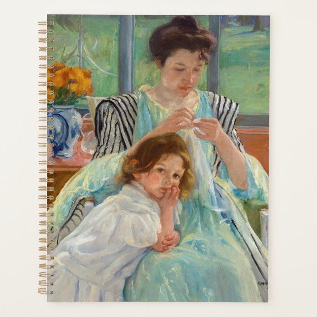 Mary Cassatt - Young Mother Sewing Planner (Front)