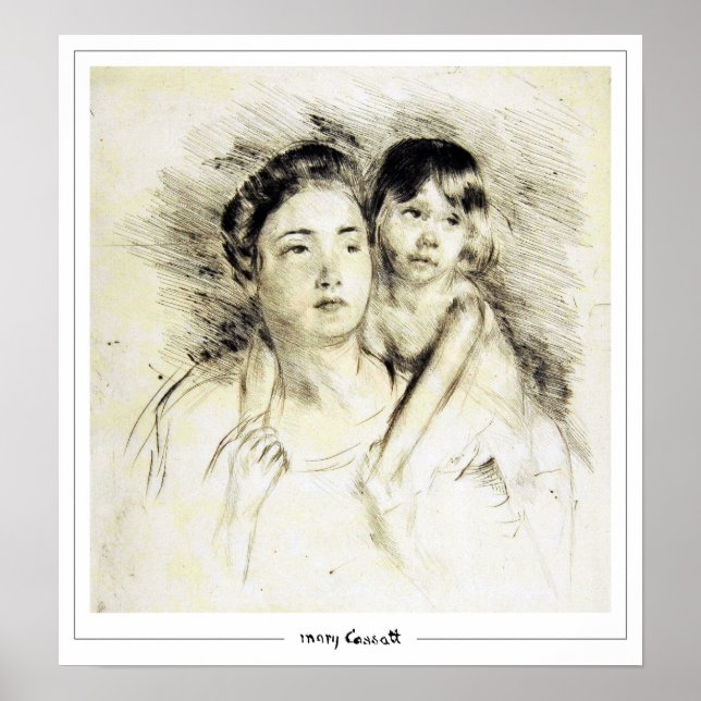 Mary Cassatt Zedign Art Poster #197 (Front)