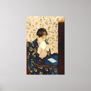Mary Cassatt's The Letter (circa 1891) Canvas Print