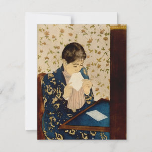 Mary Cassatt's The Letter (circa 1891) Invitation