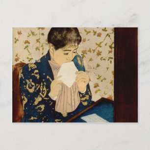 Mary Cassatt's The Letter (circa 1891) Postcard