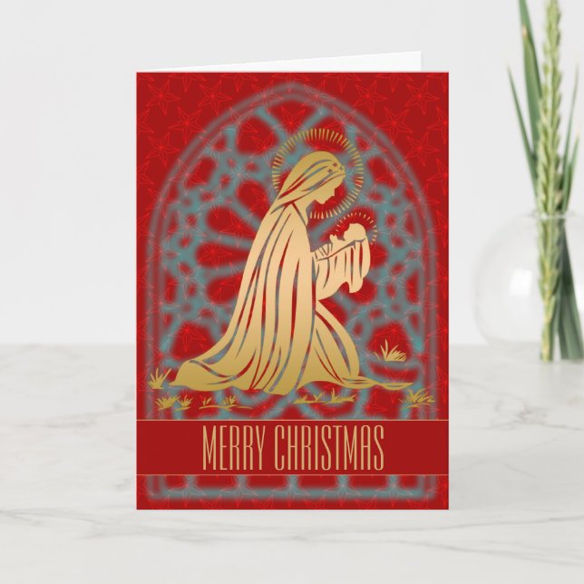 Mary & Child - Greeting Card (Front)