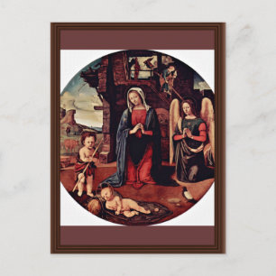 Mary Christ Child St. John The Baptist Kneeling An Postcard