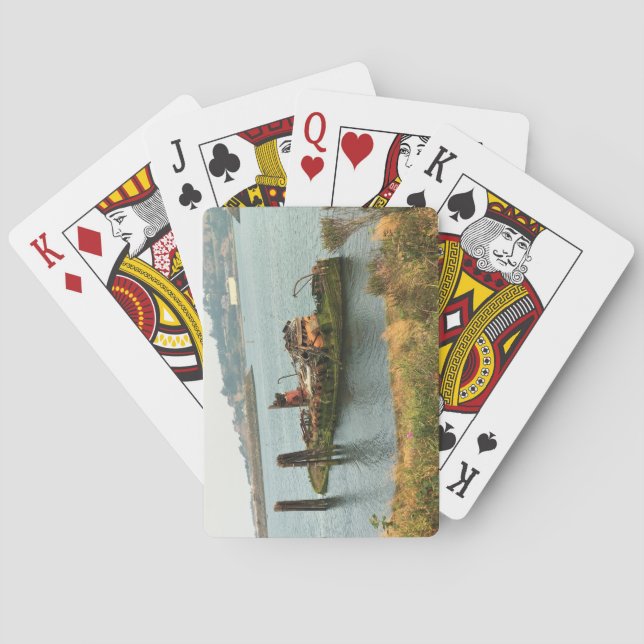 Mary D. Hume, Gold Beach, Oregon Playing Cards (Back)