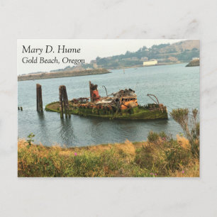 Mary D. Hume, Gold Beach, Oregon Postcard