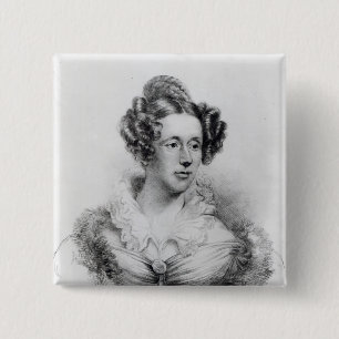 Mary Fairfax Greig Somerville 2 Inch Square Button