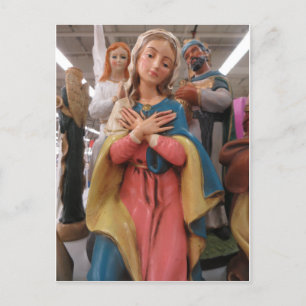 Mary Figurine Postcard