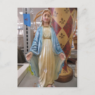Mary Figurine Postcard