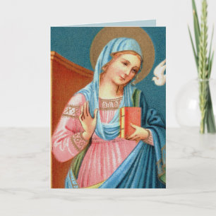 Mary, from F. Lippi’s Annunciation (Detail; M 038) Card
