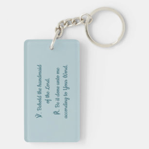 Mary, from F. Lippi’s Annunciation (Detail; M 038) Keychain