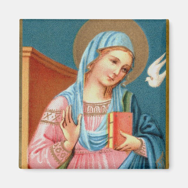 Mary, from F. Lippi’s Annunciation (Detail; M 038) Magnet (Front)
