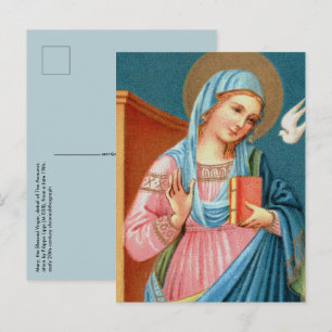 Mary, from F. Lippi’s Annunciation (Detail; M 038) Postcard