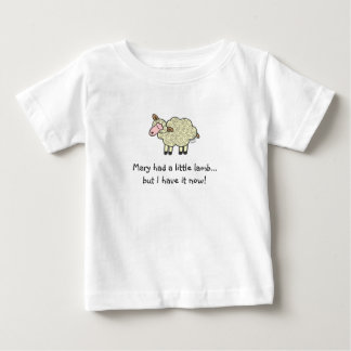 Mary had a little lamb... baby T-Shirt