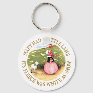 Mary Had a Little Lamb Keychain