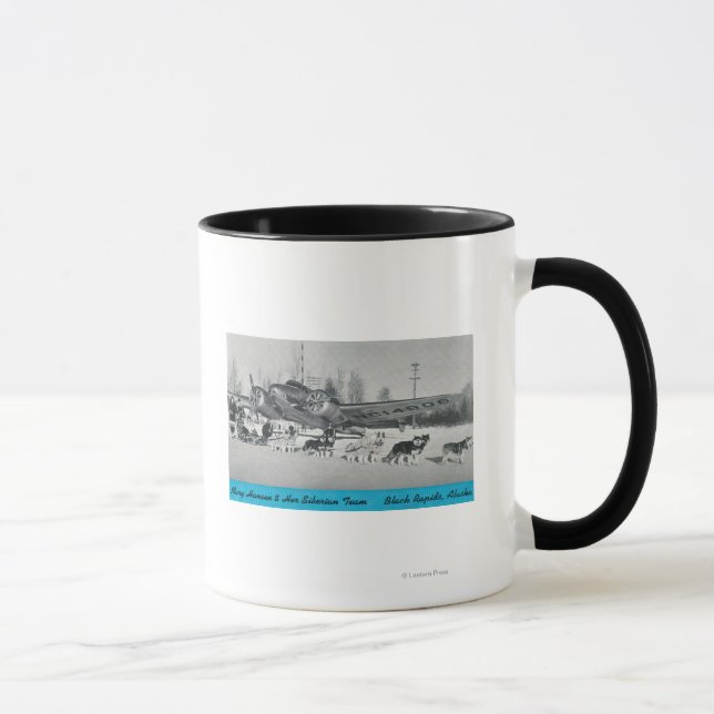 Mary Hansen & Siberians w/ Airplane Mug (Right)