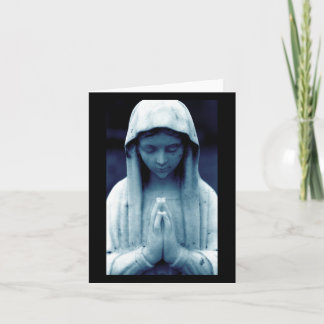 Mary In Blue Card