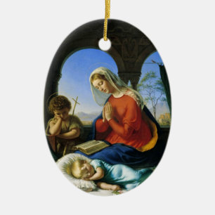 Mary, Jésus, et ornement de Jean-Baptist