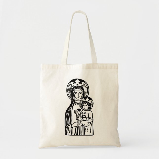 Mary & Jesus Tote Bag (Front)