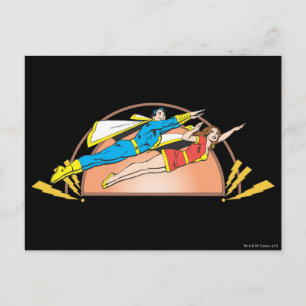 Mary & Junior Fly Postcard