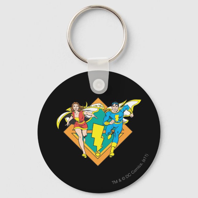 Mary & Junior Run Keychain (Front)